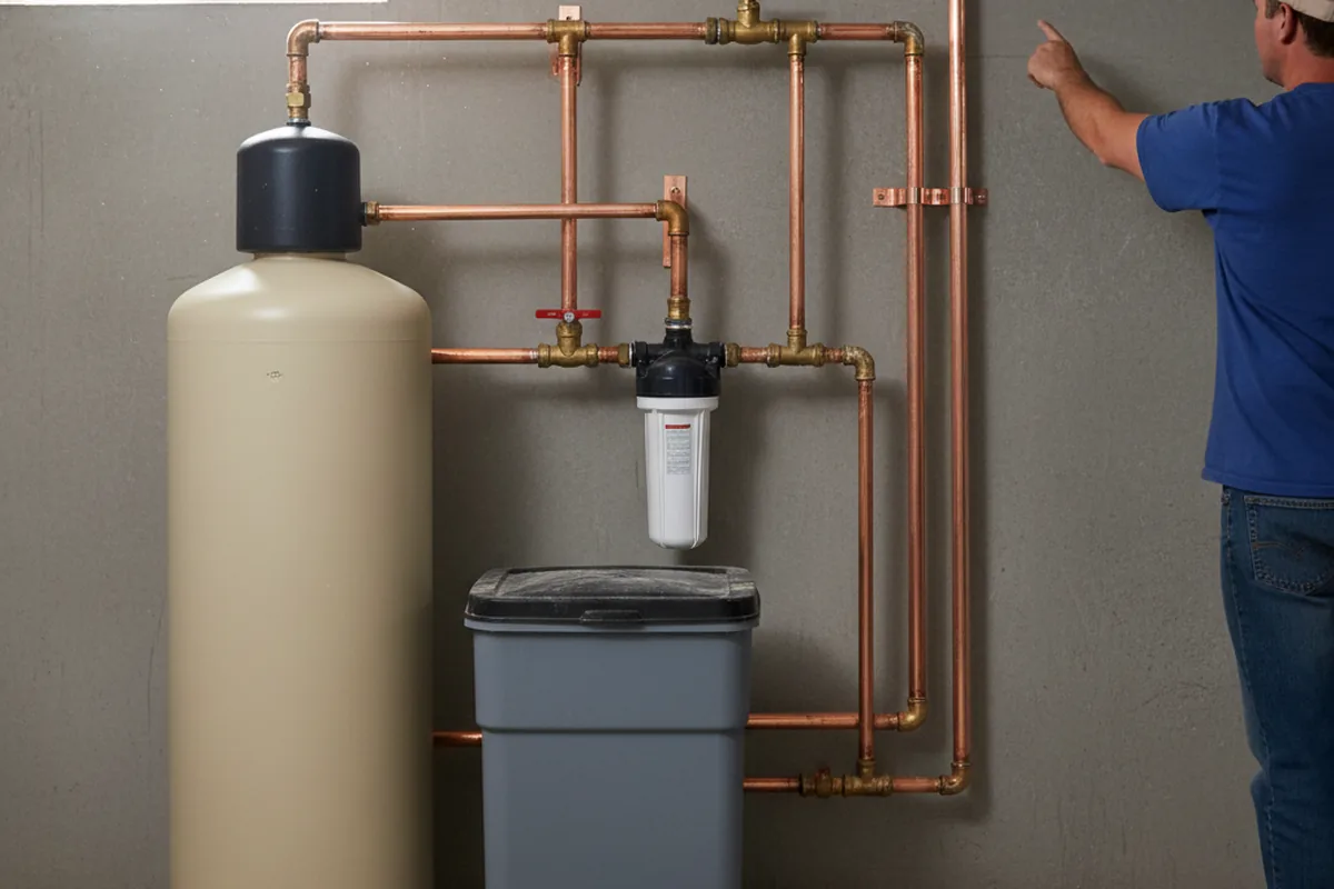 Whole-house water treatment system installed in Rome